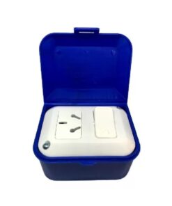 LINEA EXTERIOR CAPSULADA 1 INTERRUPTOR Y 1 TOMA AZUL *TAAD* LC-70903 (14)