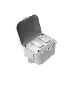 OF20 LINEA EXTERIOR CAPSULADA 2 INTERRUPTORES BLANCO *TAAD* LC-70700 (14) 31200053