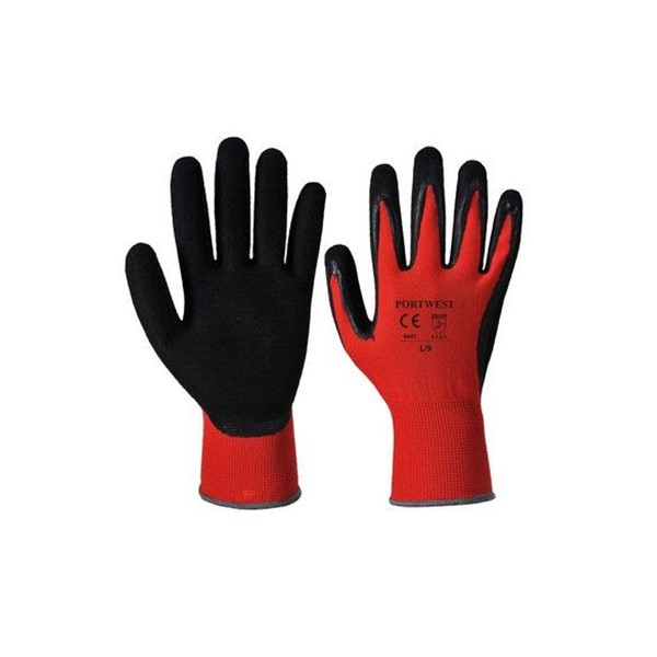 GUANTE ROJO Y NEGRO *LAF* LF0191
