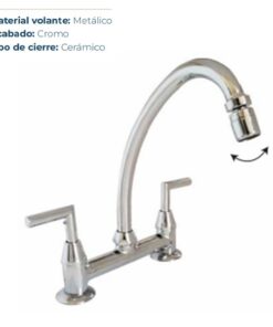 OF20 GRIFERIA AUKAN LEVER COCINA DE SOBREMESADA *AQG* 9001 50100300