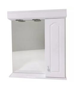 OF20 BOTIQUIN RECTANGULAR 1 CAJON Y PUERTA DE VIDRIO 080X076 *LM* B11 70400006