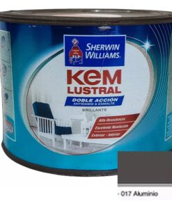 OF20 ESMALTE SINTETICO BRILL ALUMINIO 500 ML KEM LUSTRAL 30750 *SW* P80600054
