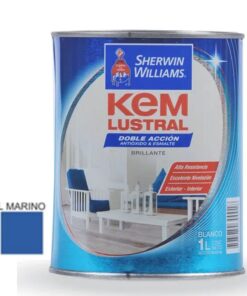 OF20 ESMALTE SINTETICO BRILL AZUL MARINO 1 L KEM LUSTRAL 31101 *SW* P80600060
