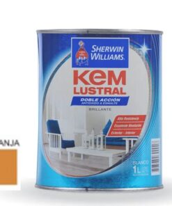 OF20 ESMALTE SINTETICO BRILL NARANJA 1 L KEM LUSTRAL 32501 *SW* P80600096