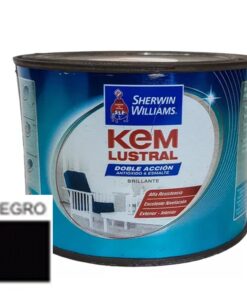 OF20 ESMALTE SINTETICO BRILL NEGRO 250 ML KEM LUSTRAL 32725 *SW* P80600100