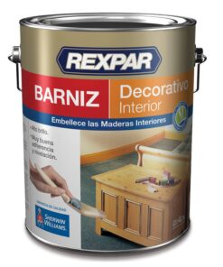 OF20 BARNIZ DECORATIVO INTERIOR TRANSPARENTE BRILLANTE 4LTS REXPAR *SW* 34044 P80600536