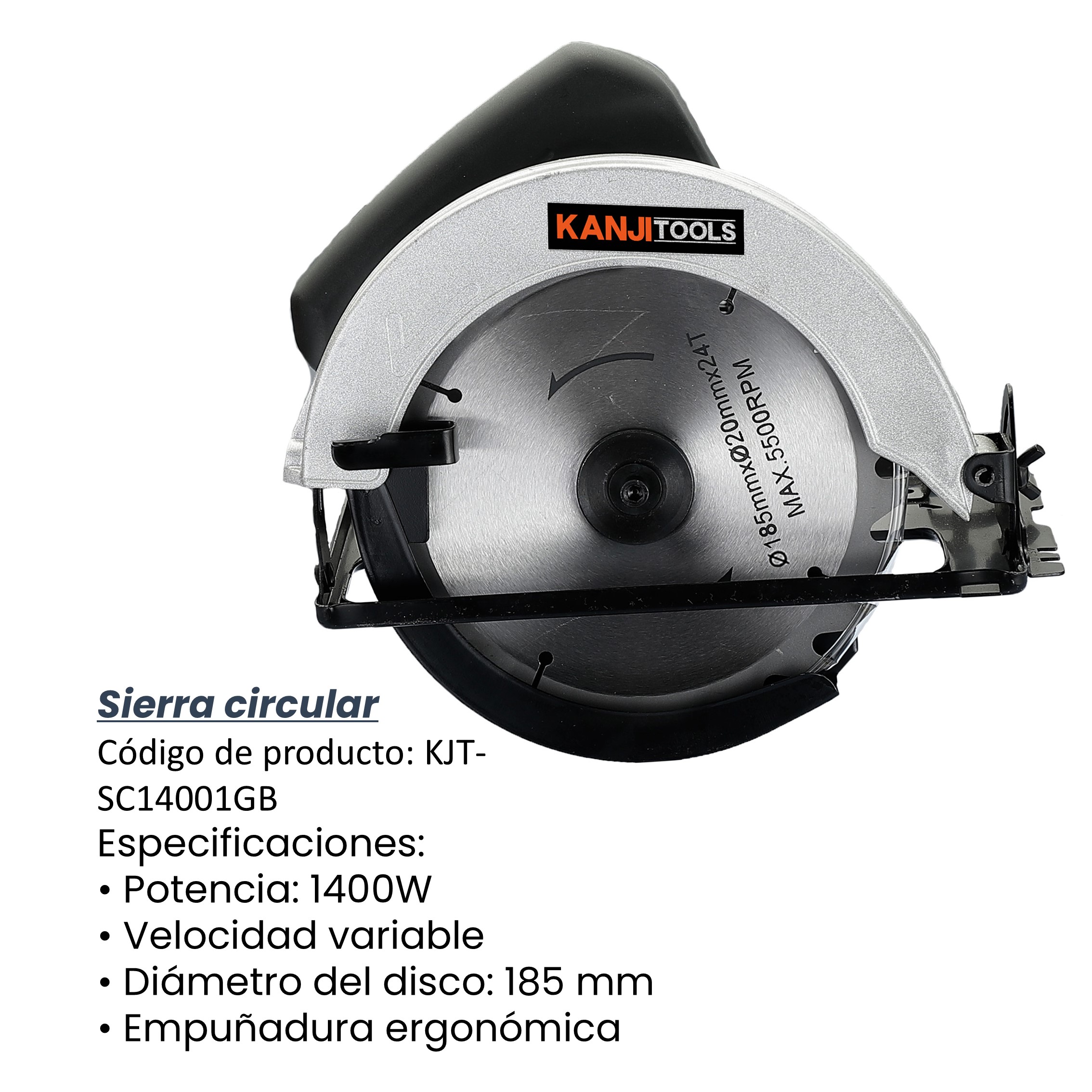 OF20 SIERRA CIRCULAR KANJI TOOLS 1400W KJT-SC14001GB