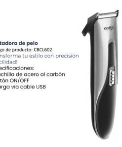 OF20 CORTADORA DE BARBA KANJI BEAUTY USB PLATEADA CBL602