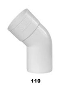 OF20 CURVA PVC REF PVC REF A 45º MH - LARGA 110" *CPST* 34612 011100502045110 45400035
