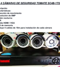 OF20 SET X 4 CAMARAS SE SEGURIDAD *BS* SC4B-1TSTP