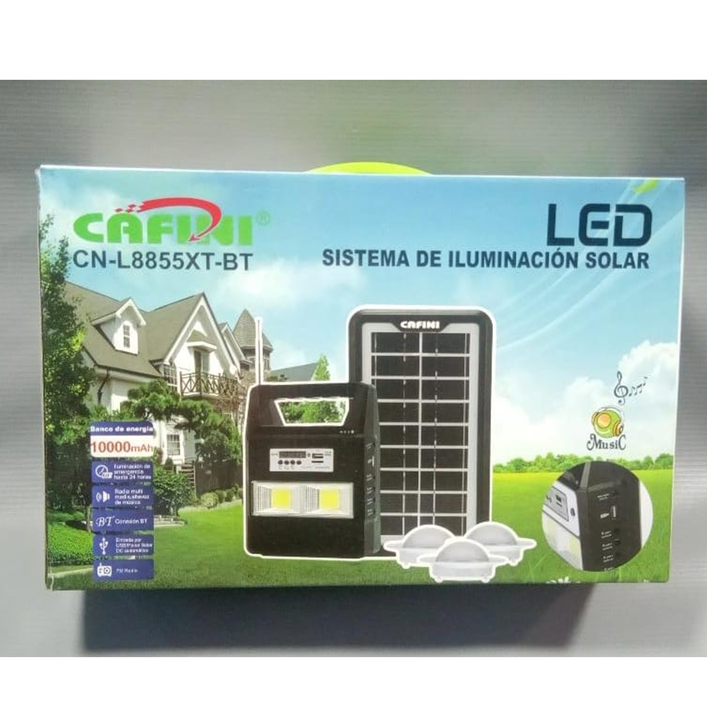 OF20 SISTEMA DE ILUMINACION SOLAR LED *BS* CN-L8855XT-BT