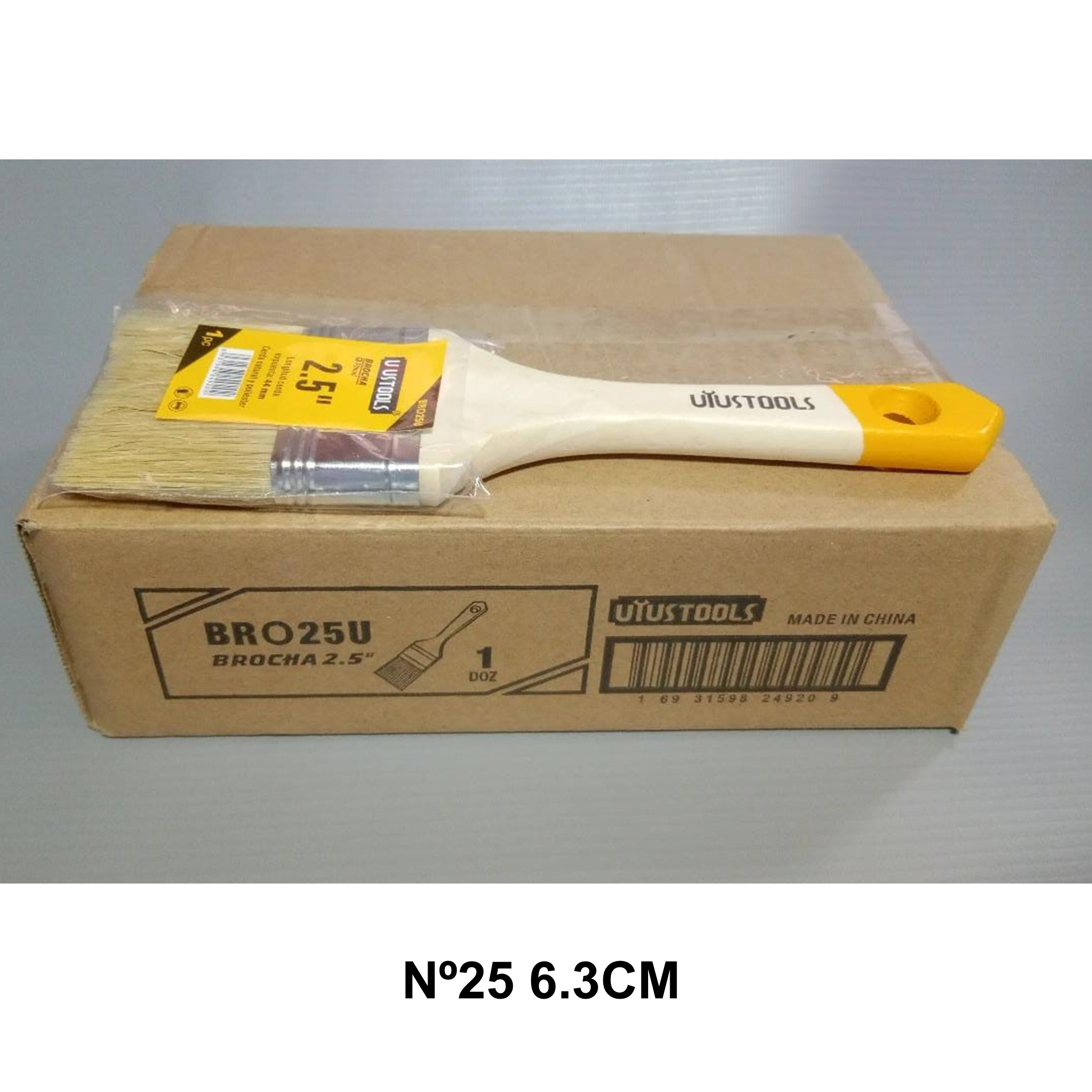 OF20 PINCEL N25 6.3CM CHACO ECO S1000 BRO25U 9897