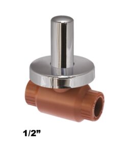 OF20 VALVULA ESF H3 FUSION C/ MANDO OCULTO CROMADA 1/2" *S.ISSA* 6431 90700869