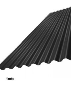 OF20 CHAPA ACANALADA X 1MTS NEGRO *AA* 3216 M20100083