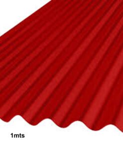 OF20 CHAPA ACANALADA X 1MTS ROJO *AA* 3217 M20100084