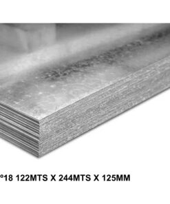 OF20 CHAPA GALVANIZADA LISA Nº18 122MTS X 244MTS X 125MM *AA* 278 20100090
