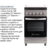 OF20 COCINA ELECTRICA KANJIBLACK GRIS 50x50 KJH-EKG001V