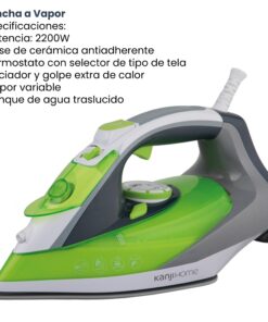 OF20 PLANCHA A VAPOR KANJIHOME 2200W KJH-PL2202 GRIS 100100037