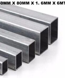 OF20 CAÑO ESTRUCTURAL RECTANGULAR 40MM X 80MM X 1. 6MM X 6MTS *AA* 186 20100800