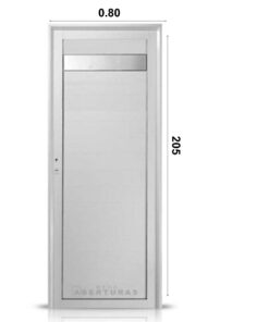 OF20 PUERTA 36MM REFORZADA MOD. 214 080X205 - IZQ. *FYZ1821401* A10100780