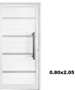 OF20 PUERTA 36MM REFORZADA MOD. 706 BLANCA 080X205 - IZQ. *FYZ1870601* A10100820