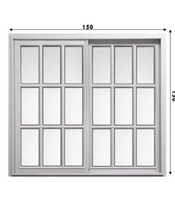 OF20 VENTANA CORR. CLASICA 150X150 V/R *FYZ5150151* A10101045