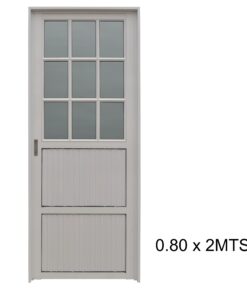 OF20 PUERTA CLASICA 1/2 V/R RECTO 080X200 - DER. *FYZ30002* A10100093
