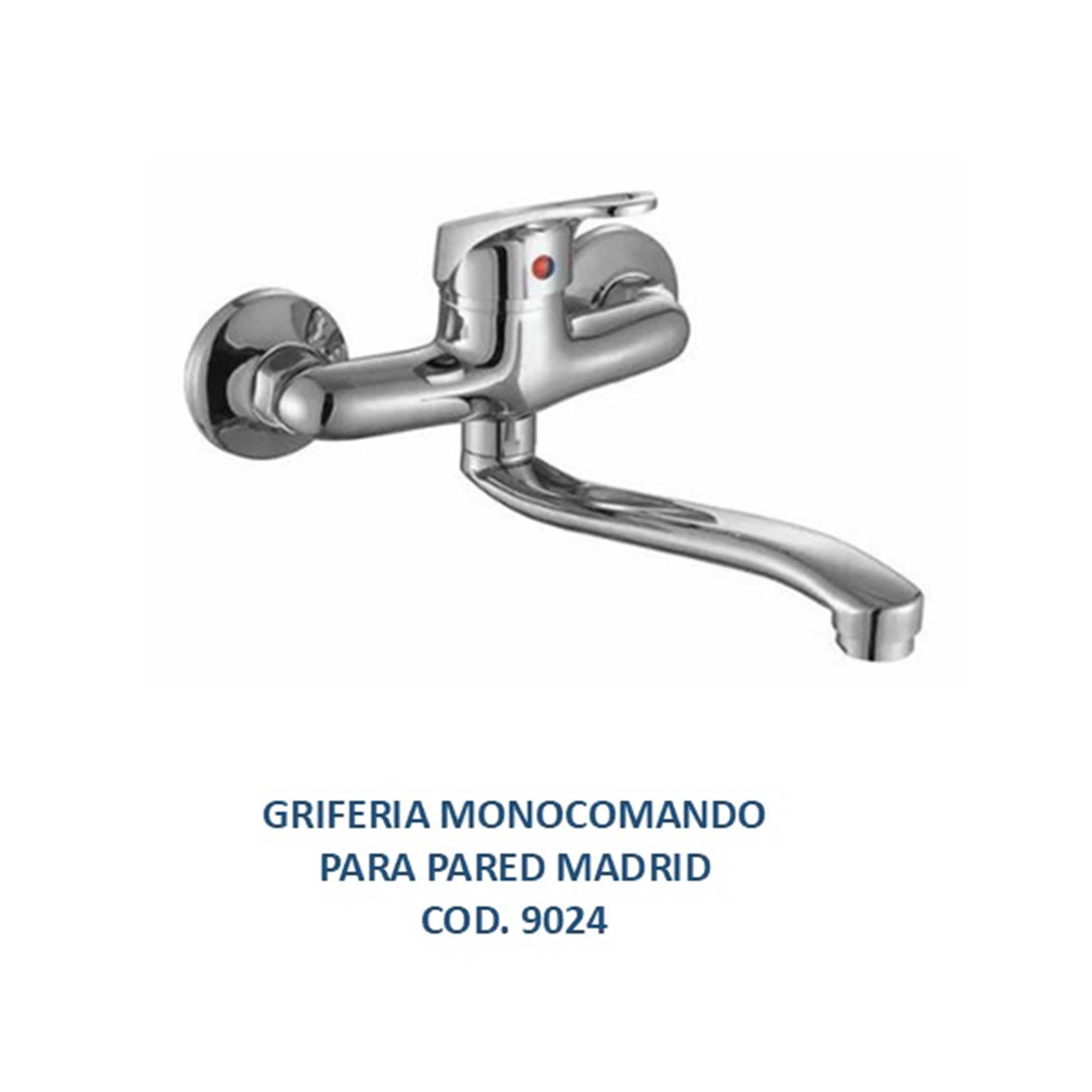 OF20 GRIFERIA PARA PARED MADRID PICO BAJO *MZT* 9024
