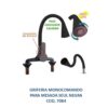 OF20 GRIFERIA PARA MESADA SEUL NEGRA *MZT* 7084