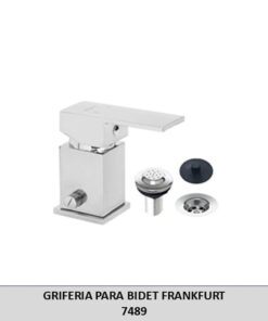 OF20 GRIFERIA PARA BIDET FRANKFURT CROMADA MONOCOMANDO CON TRANSFERENCIA *MZT* 7489