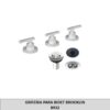 GRIFERIA PARA BIDET BROOKLIN CROMADA *MZT* 8932