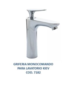 GRIFERIA PARA LAVATORIO KIEV BAJA CROMADA *MZT* 7182