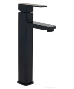 MONOCOMANDO NEGRA FRANKFURT LAVATORIO ALTA 280MM PICO PLANO REDO *MZT* 7099