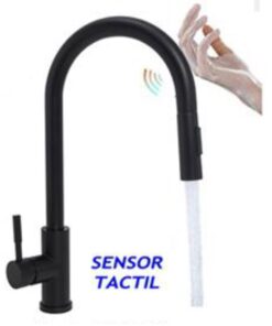 OF20 MONOCOMANDO MESADA TOUCH NEGRA *MZT* 7398
