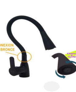 OF20 MONOCOMANDO SEUL NEGRA PICO CONO GIRATORIO COLOR FLEXIBLE COCIN *MZT* 8321