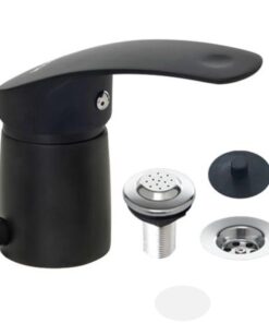 OF20 MONOCOMANDO VITRA NEGRA BIDET CON TRANSFERENCIA C/SOPAPA *MZT* 7420
