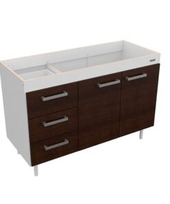 OF20 BAJO MESADA 1.20 EXPRESS BLANCO FRENTE CHOCOLATE S/BACHA *MSNI* 10133 71100020