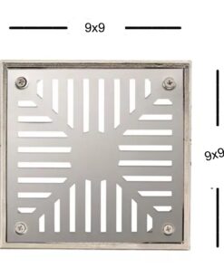 OF20 REJILLA Y MARCO ACERO INOXIDABLE 9X9 *ISAT* 600