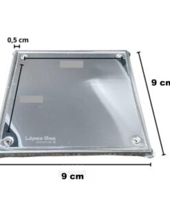 OF20 TAPA CIEGA Y MARCO ACERO INOXIDABLE 9X9 *ISAT* 410