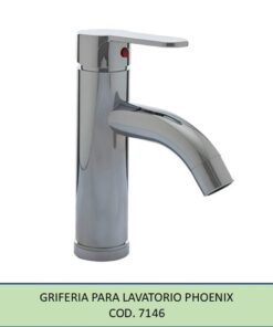 GRIFERIA PARA LAVATORIO PHOENIX ABS CROMADA *MZT* 7146