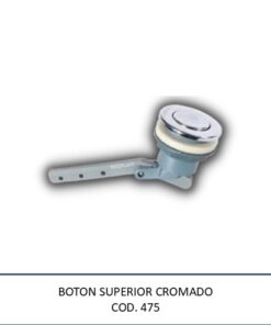 BOTON SUPERIOR CROMADO *ISAT* 475