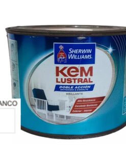 OF20 ESMALTE SINTETICO BRILL BLANCO 250 ML KEM LUSTRAL 30025 *SW* P80600074