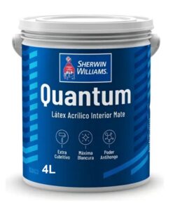 OF20 LATEX INTERIOR MATE BLANCO 4 L 4 LITROS QUANTUM 20441 *SW* P80600749