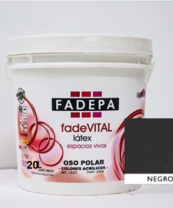 OF20 LATEX EXTERIOR NEGRO X 20 LTS FADEPA 80200029