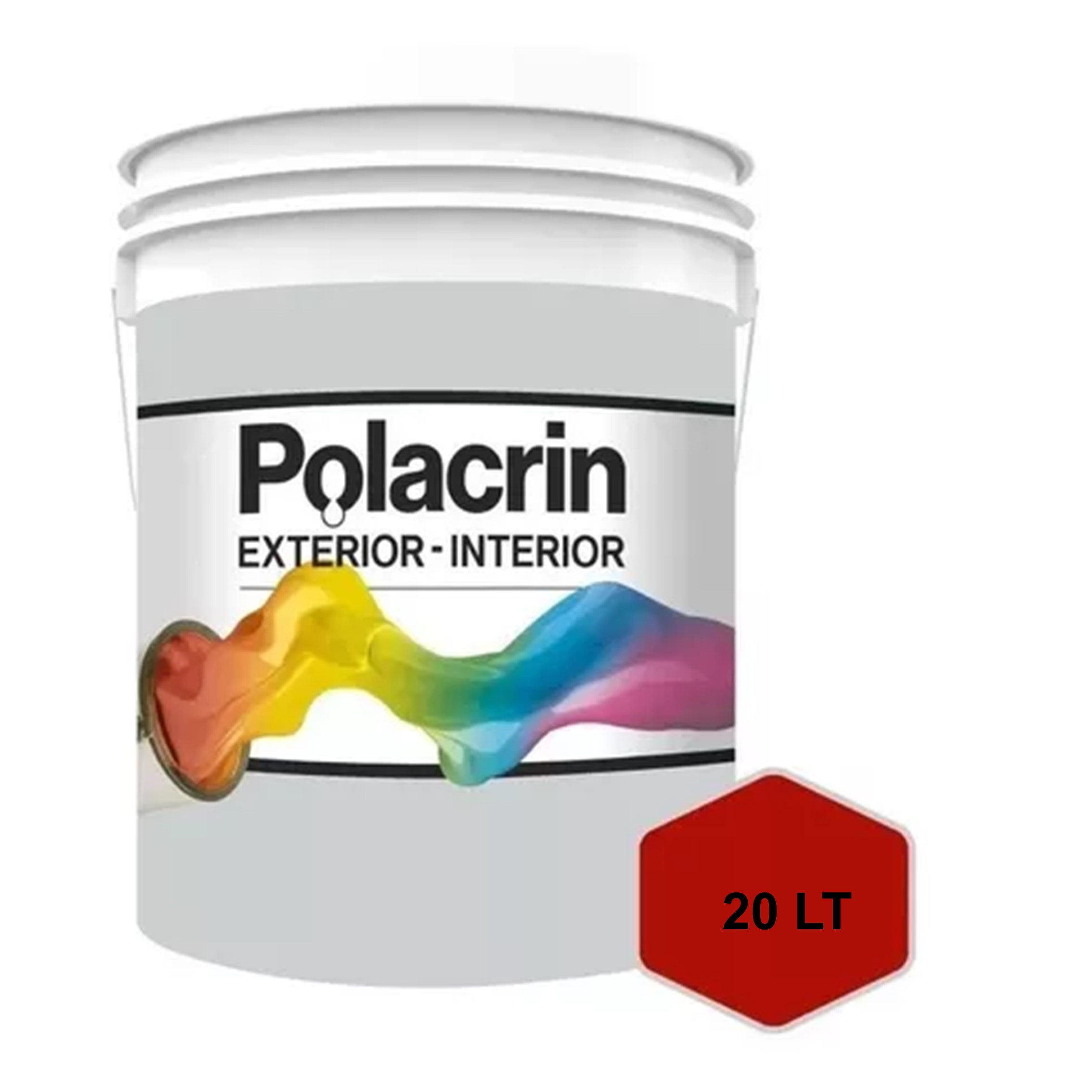 OF20 LATEX EXT/INT BERMELLON 20LTS POLACRIN *AB* 85033227 P80101004