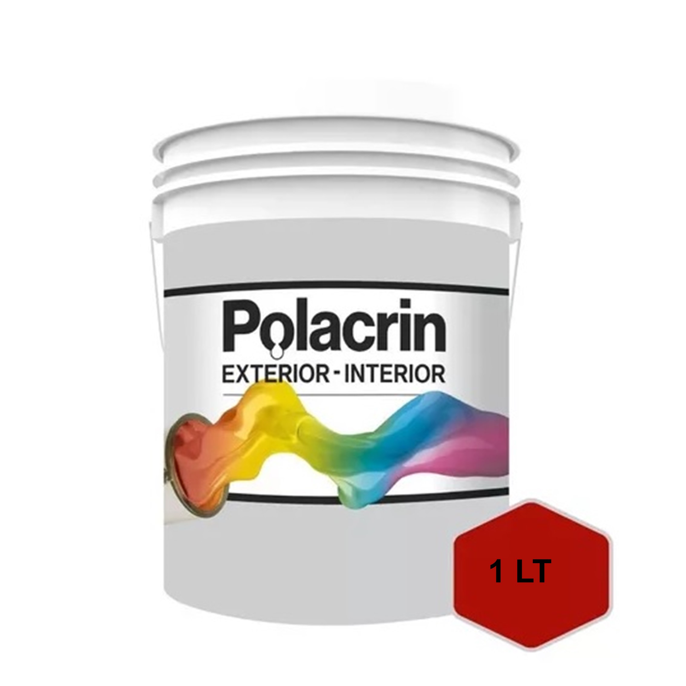 OF20 LATEX EXT/INT ROJO TEJA 1LT POLACRIN*AB* 85033143 P80101335
