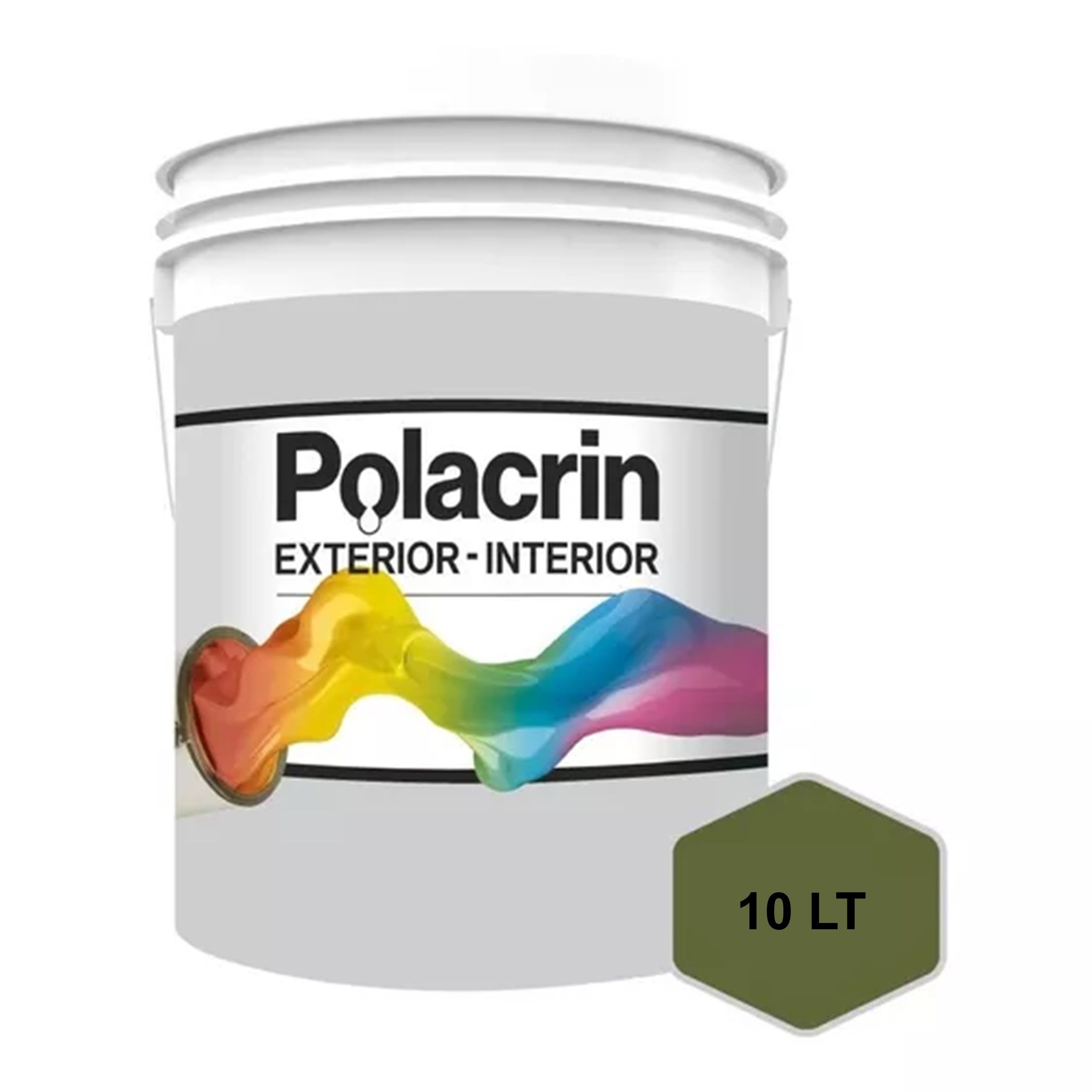 OF20 LATEX EXT/INT GRIS CEMENTO 10LTS POLACRIN*AB* 85033386 P80101763