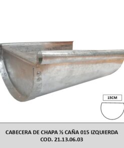 OF20 CABECERA DE CHAPA 30 1/2 CAÑA 015 IZQUIERDA *GLI* 21.13.06.03 41700505