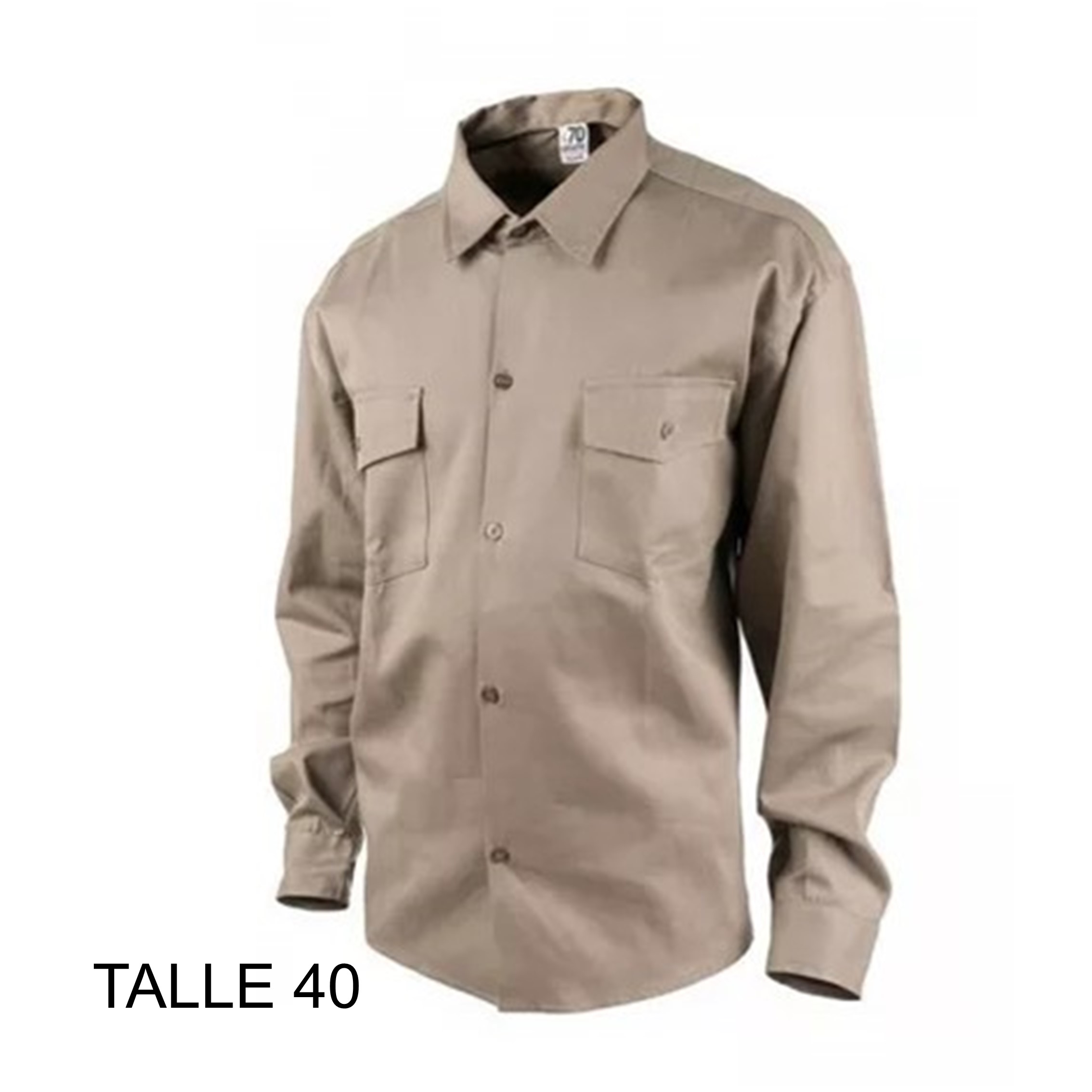 ZZELIMINAR CAMISA OFERTA 40 MARRON *MTSG* 60100981